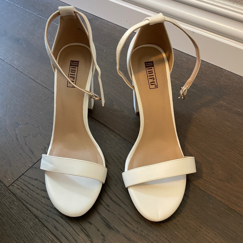 IDIFU Women's Chunky High Heel Sandals